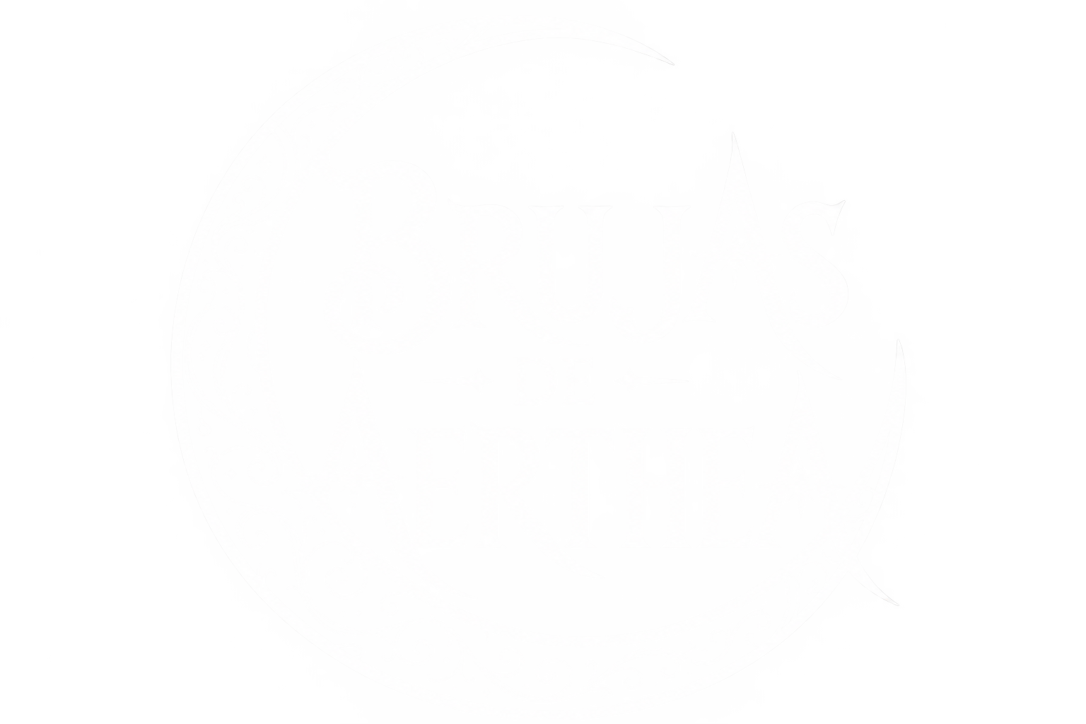 Logo de Brujas de Aerthea con forma de luna creciente